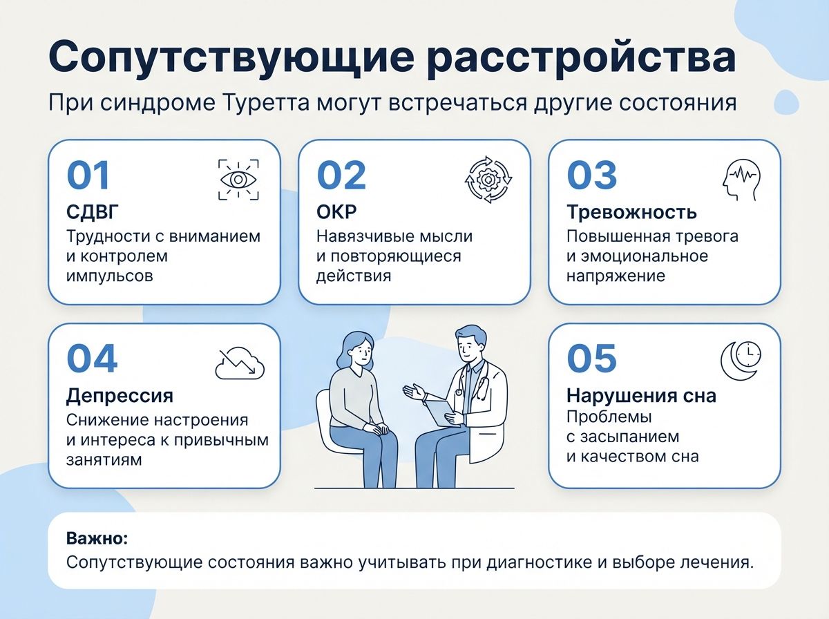 Лечение синдрома Туретта в Арске инфографика