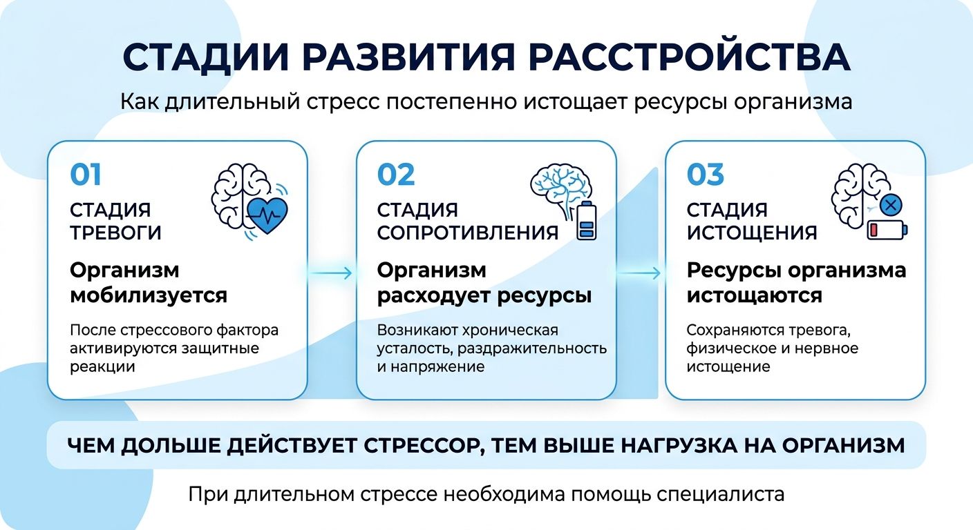 Лечение стресса в Арске инфографика